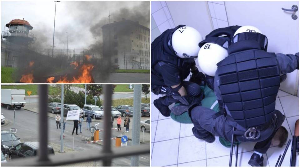 Wszystkie służby w akcji w Areszcie Śledczym! Pożary, demonstracje, bunt skazanych. Co tam się stało?