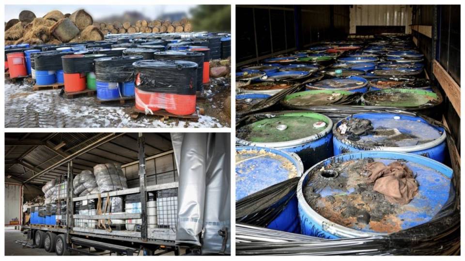 68 tys. ton niebezpiecznych odpadów porzuconych na wynajętych posesjach - ogromna akcja służb w Łódzkiem