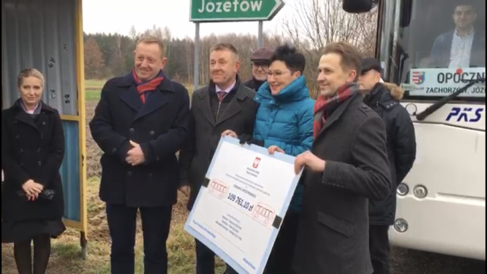 [WIDEO] Trzy nowe linie autobusowe z powiatu opoczyńskiego z dofinansowaniem